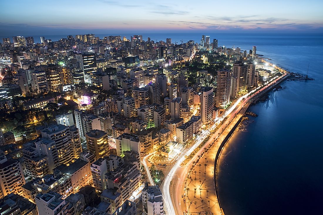 Beirut, the capital of Lebanon. 