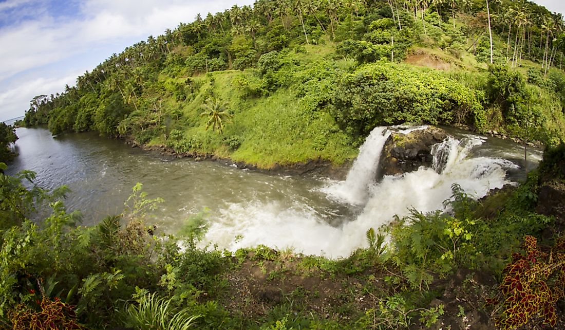 Water is one of Samoa's important natural resources.