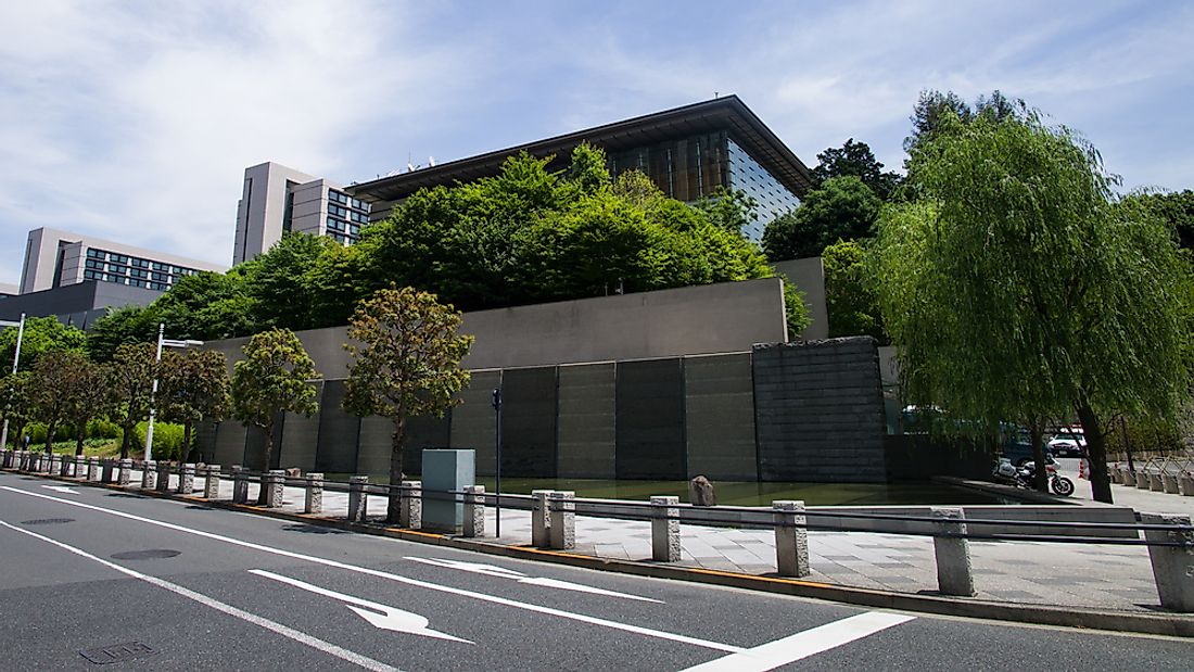 The Prime Minister's Official Residence in Tokyo. Editorial credit: gary yim / Shutterstock.com.