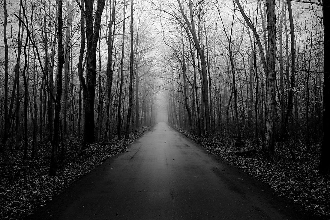 Roads that are said to be haunted can be found across the country. 