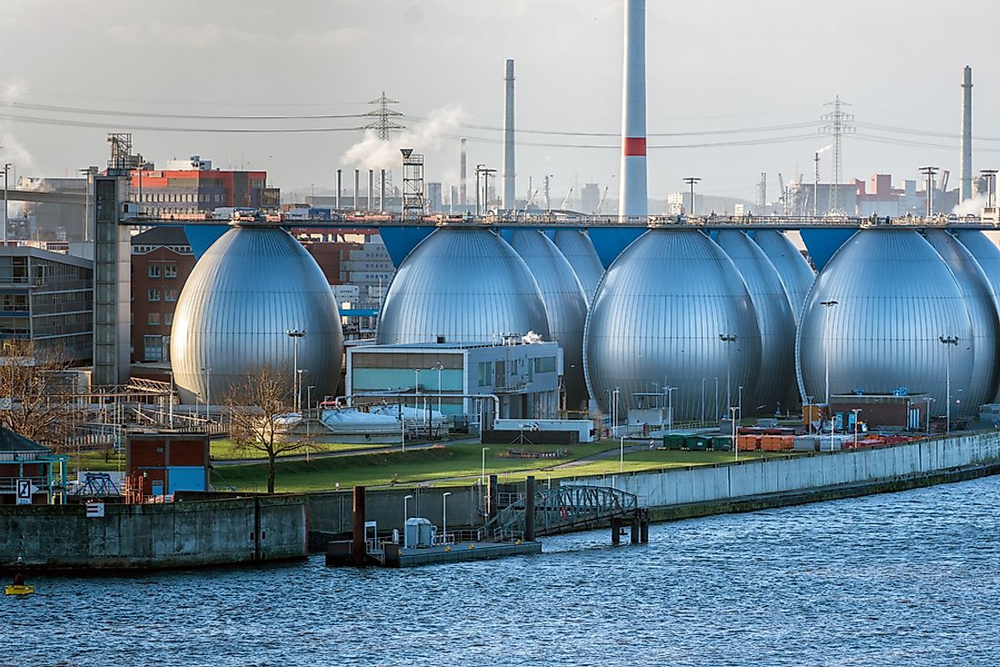 A desalination plant in Hamburg, Germany. 
