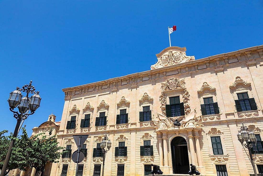 The office of the prime minister of Malta. 