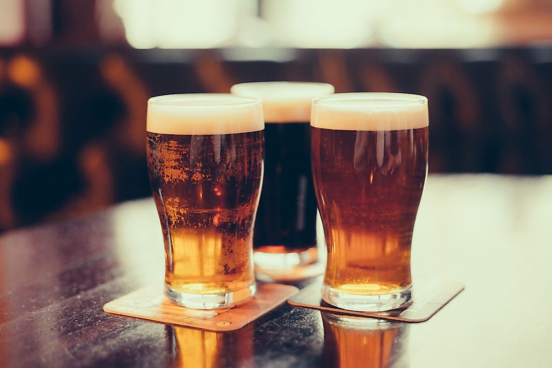 Beer is the fourth most popular beverage in the world.