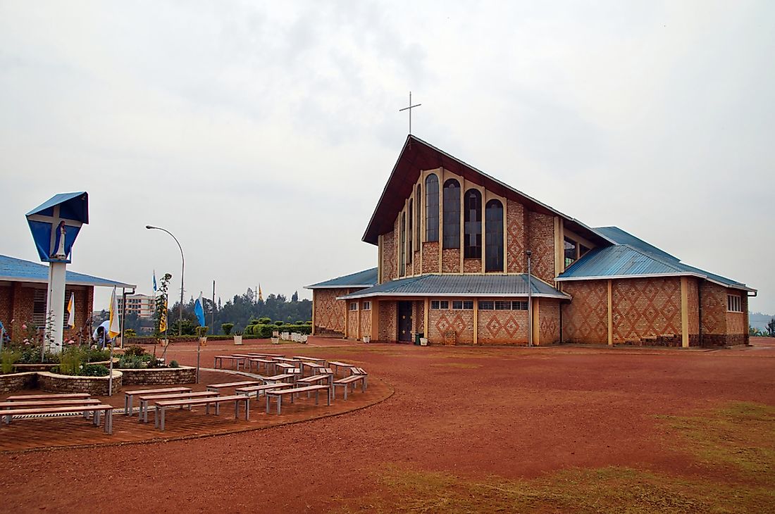 Catholic church in Rwanda.