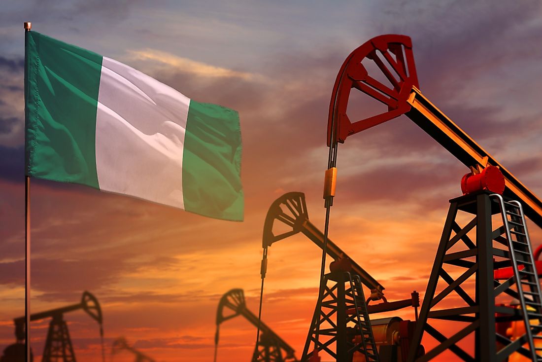 Nigeria relies heavily on petroleum products for export revenues.