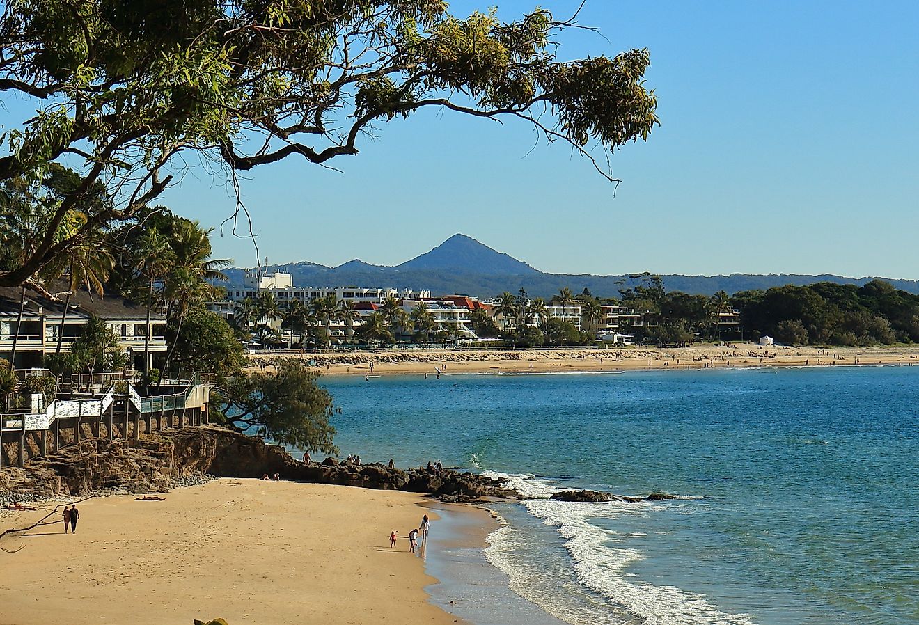Noosa Heads main beach, Queensland, Australia.