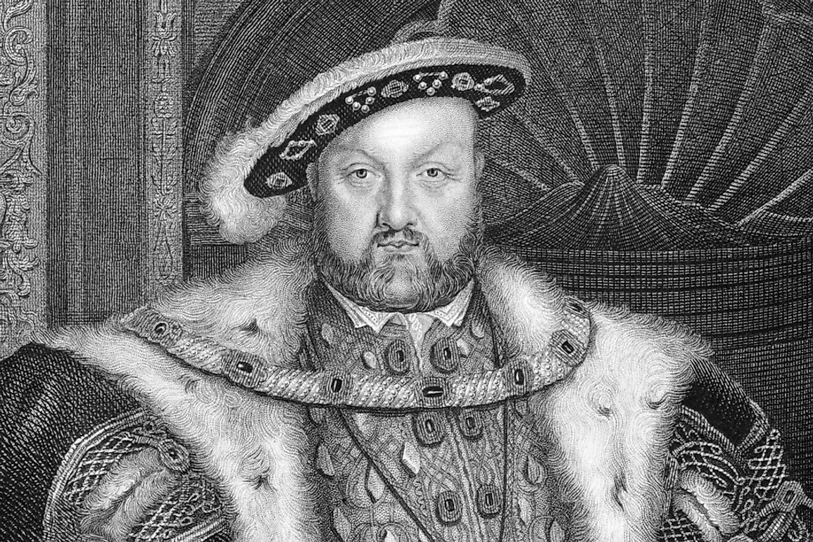 A portrait of Henry VIII. 