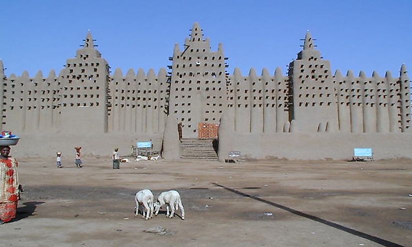 The Great Mosque of Djenné in Mali.