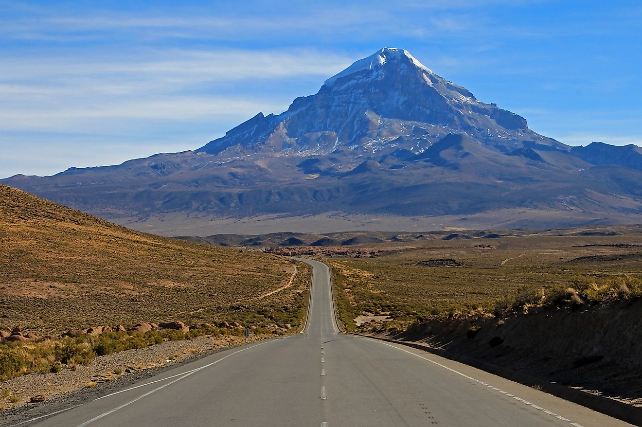 Sajama is the tallest mountain in all of Bolivia. 