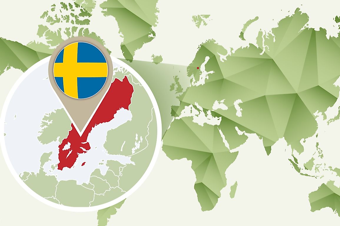 Sweden is one of the three Scandinavian countries of Northern Europe. 