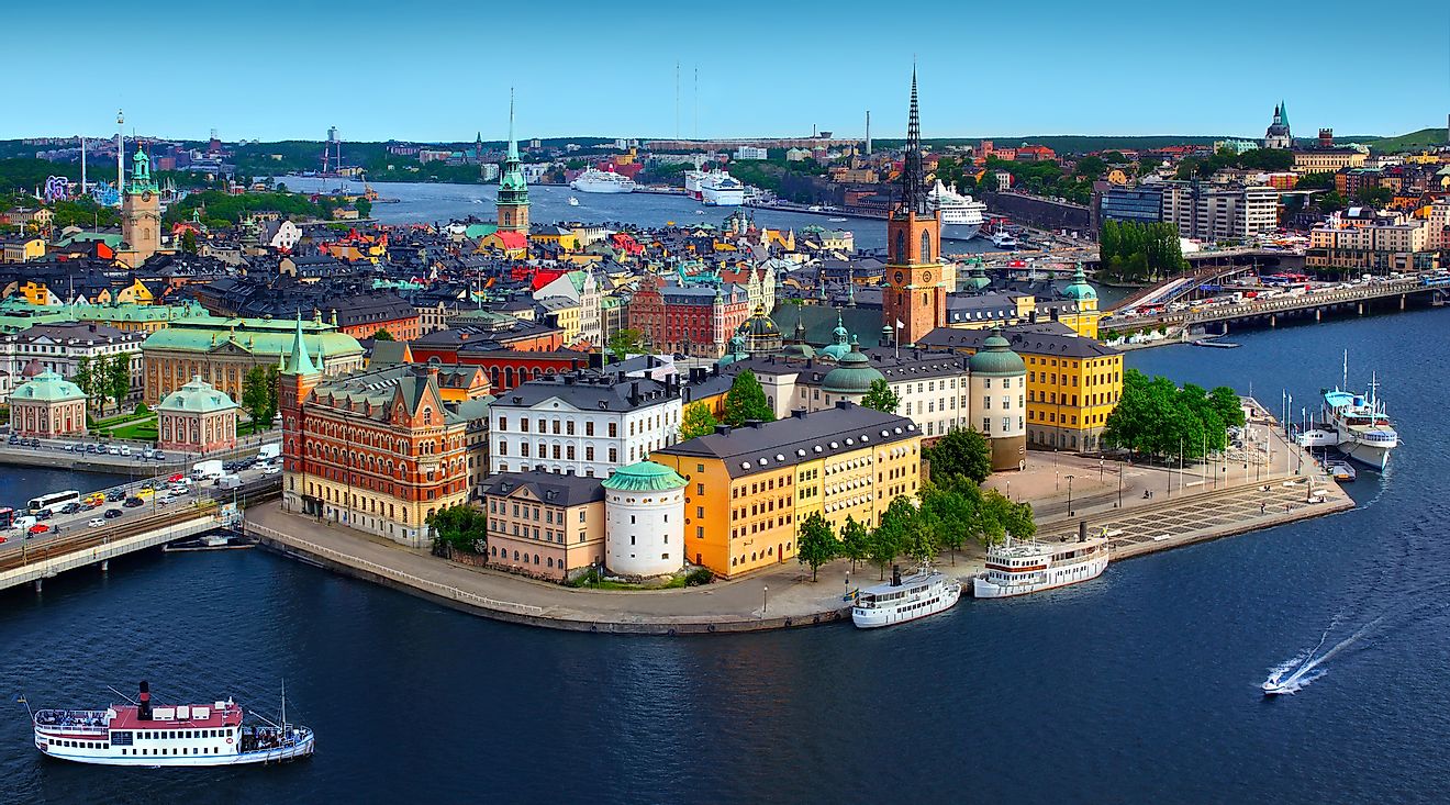 Panorama of Stockholm, Sweden, one of the Northern European countries. Image credit: Mikael Damkier/Shutterstock.com