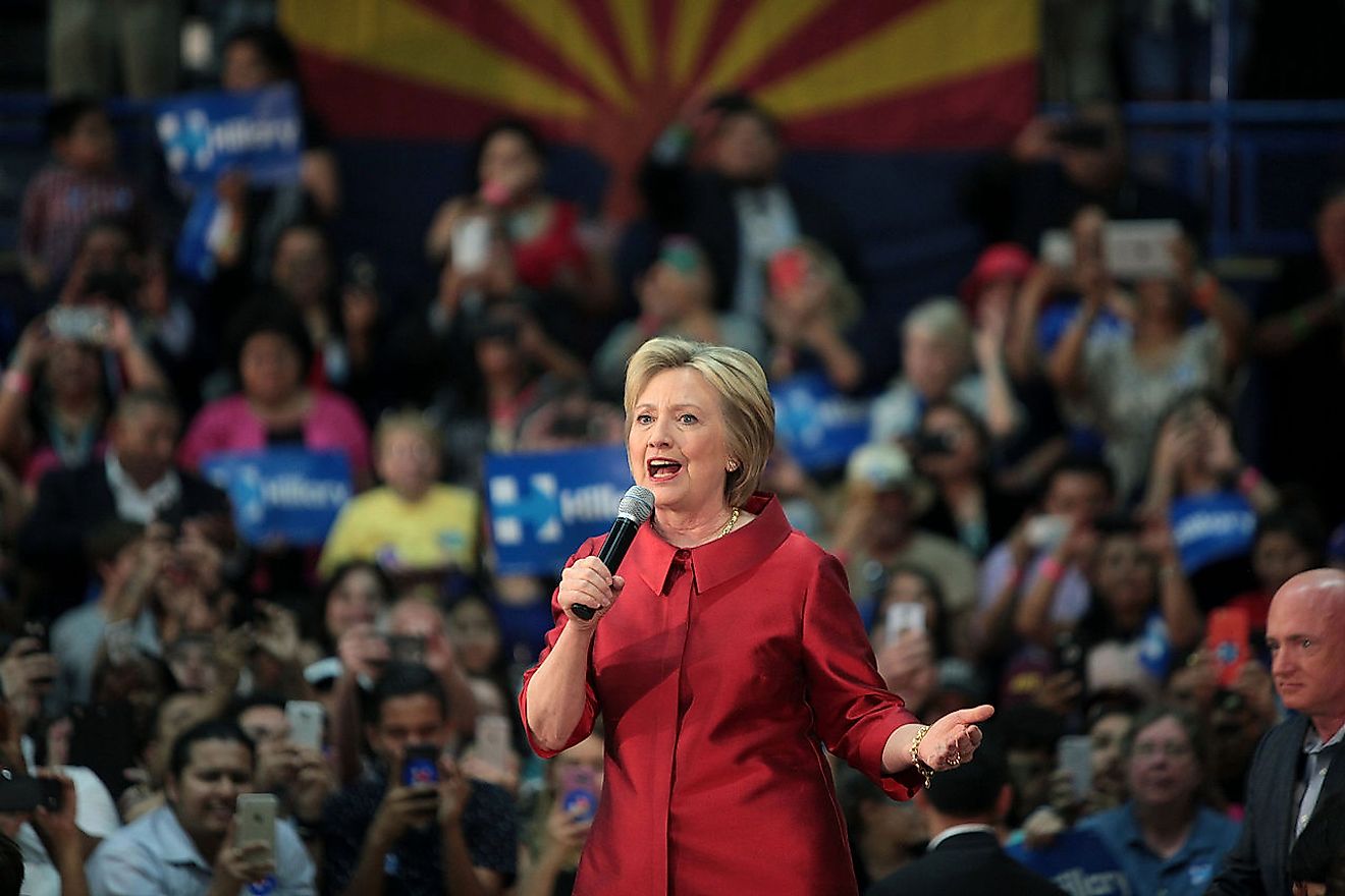 Hillary Clinton at an event in Phoenix, Arizona in March 2016. Image credit: Gage Skidmore/Wikimedia.org