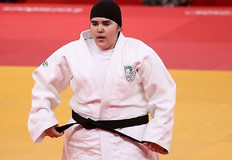 Judo competitor Wojdan Shaherkani was one of two Saudi women sent to compete at the 2012 Summer Games.