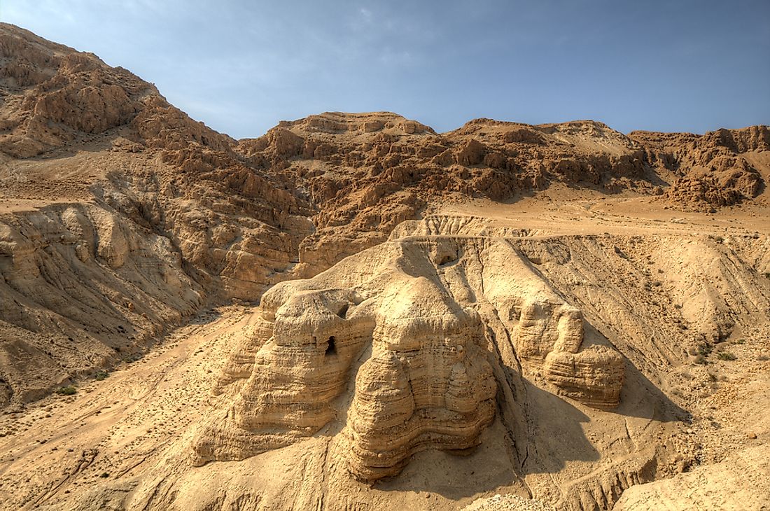 The Dead Sea Scrolls were found in the Qumran Caves. 