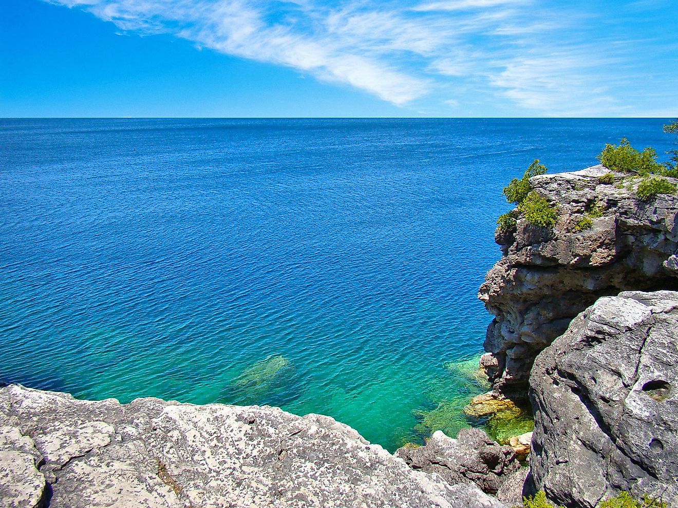 Lake Huron is the second largest lake in North America, and the third largest body of water.