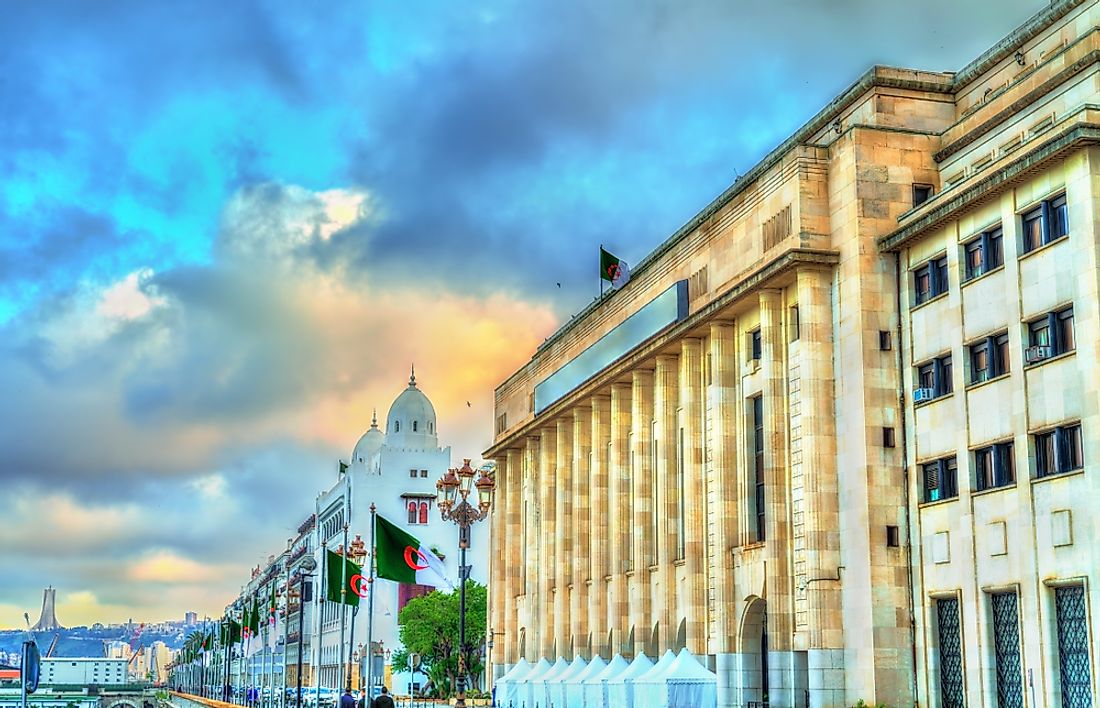 The National Assembly in Algiers. 