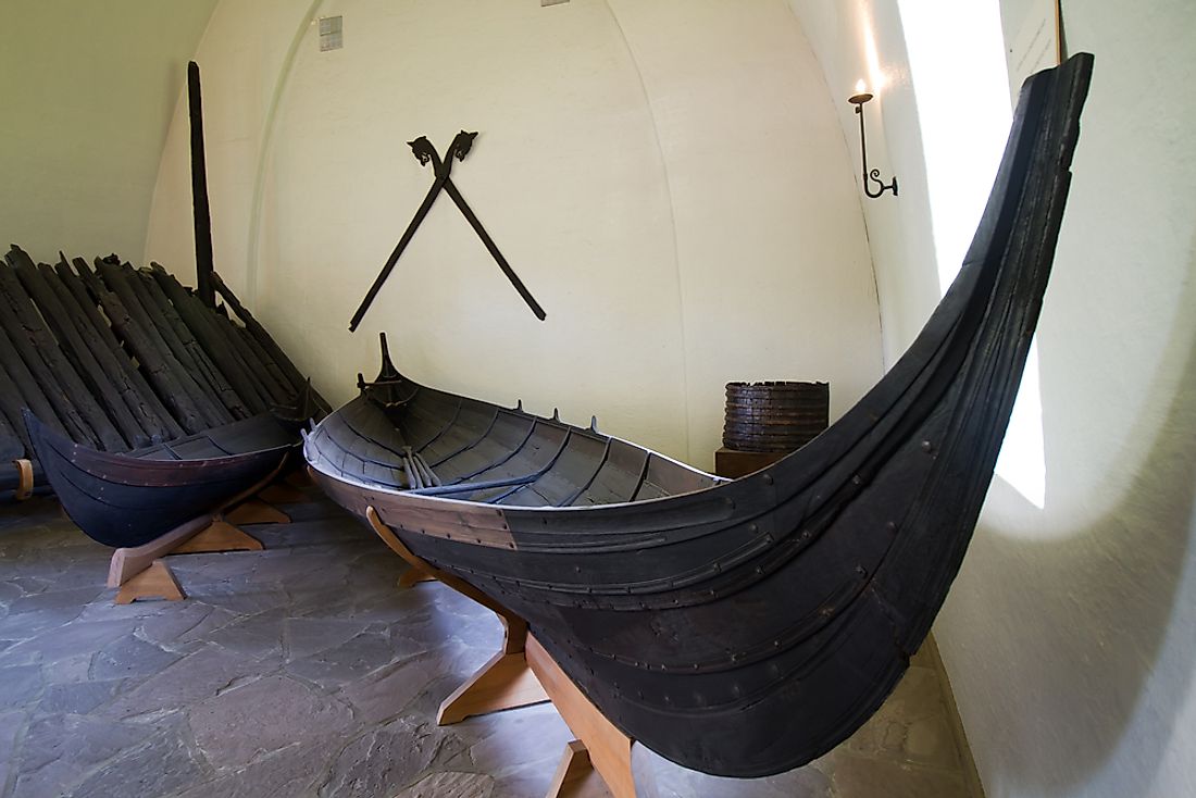 The interior of the Viking Ship Museum, one of Norway's forefront cultural attractions.