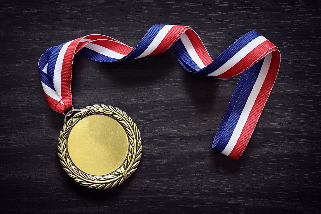 The gold medal is the highest wonder that can be won at the Olympic games. 