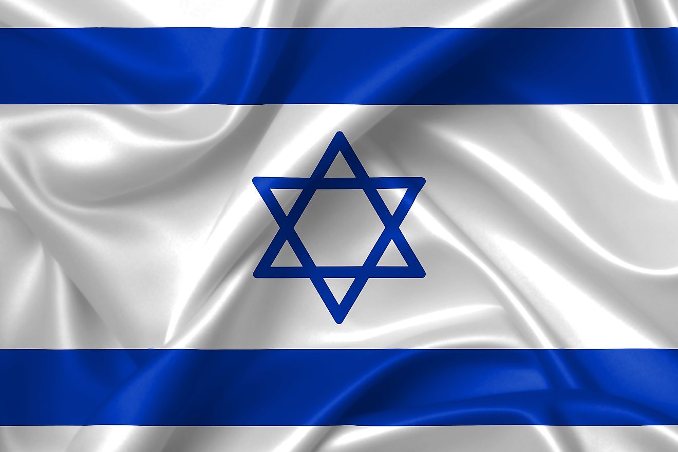 The official flag of Israel. 