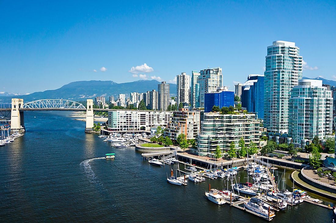 A view of Vancouver, British Columbia, Canada. 