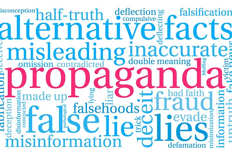 Over the past two centuries, propaganda gained prominence as a means of spreading misleading political ideas.