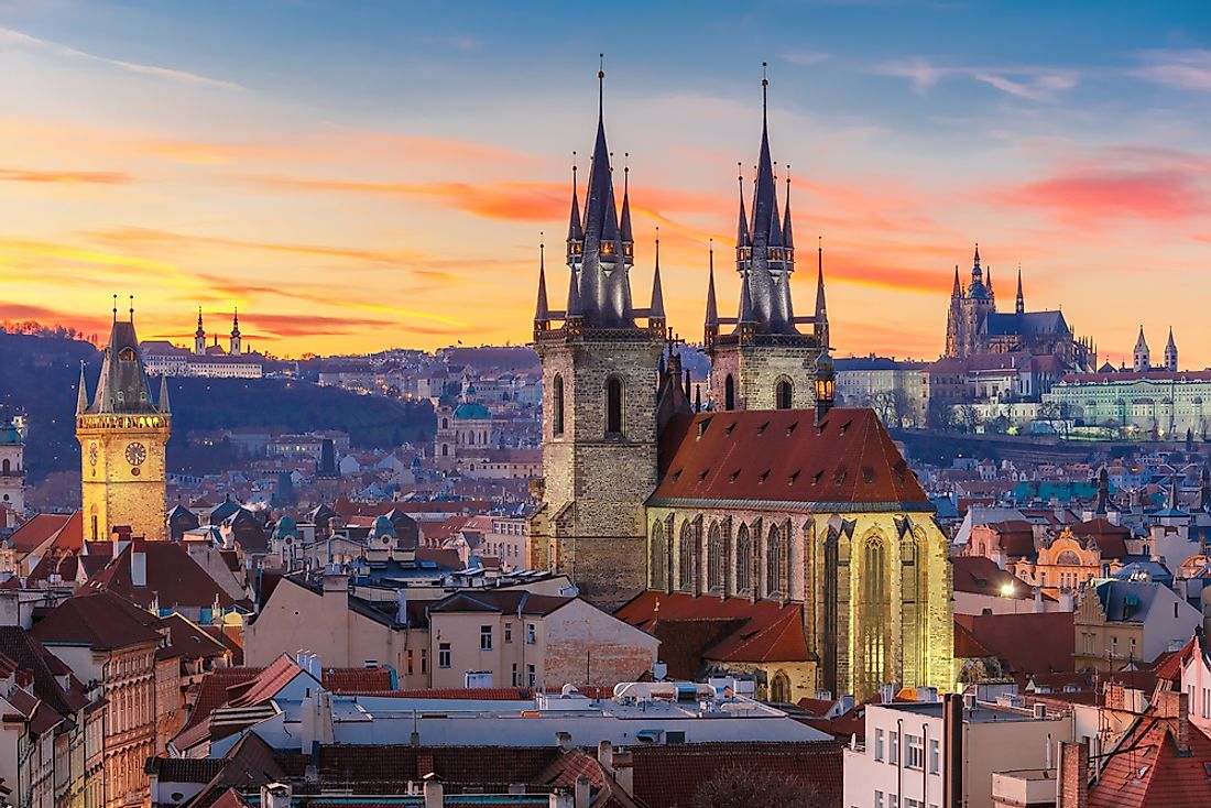 Prague, the capital of Czechia. 