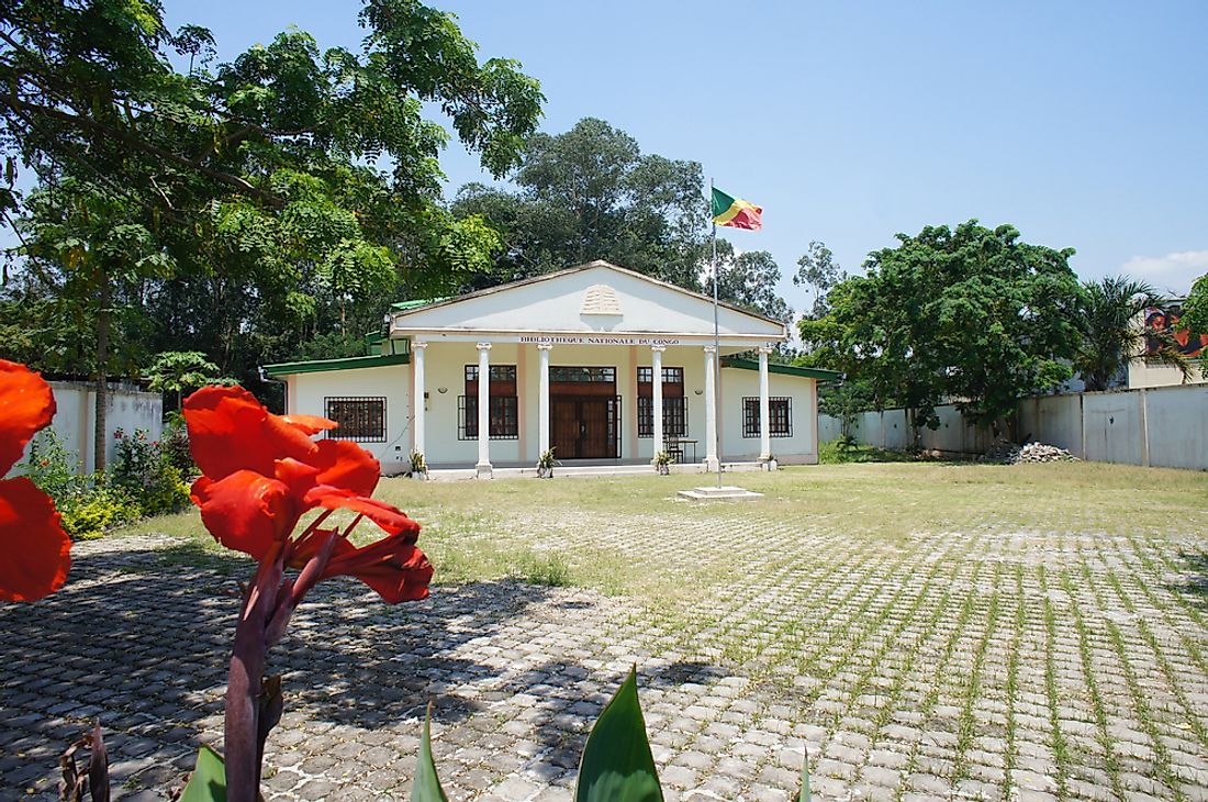 The National Library of the Republic of the Congo in Brazzaville.