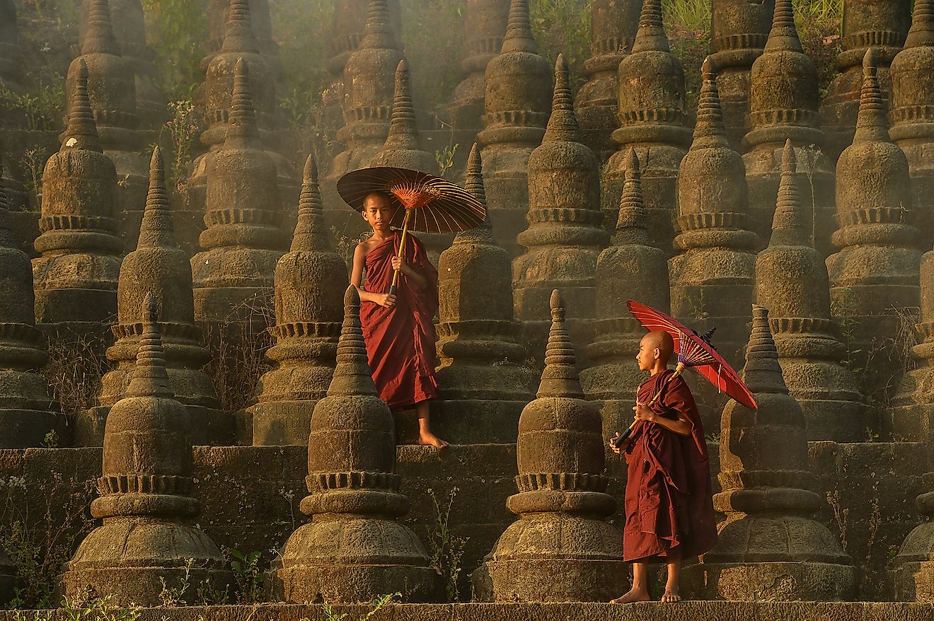 The plain of Bagan(Pagan), Mandalay, Myanmar. Image credit: lkunl/Shutterstock.com