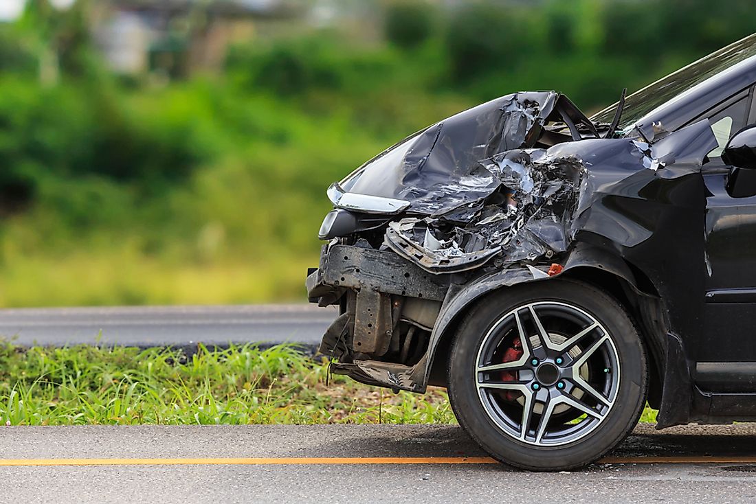 Multiple factors can result in car accidents. 