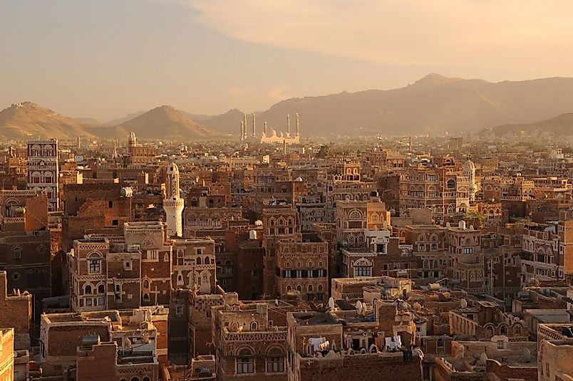 Sana'a, Yemen's capital and largest city.