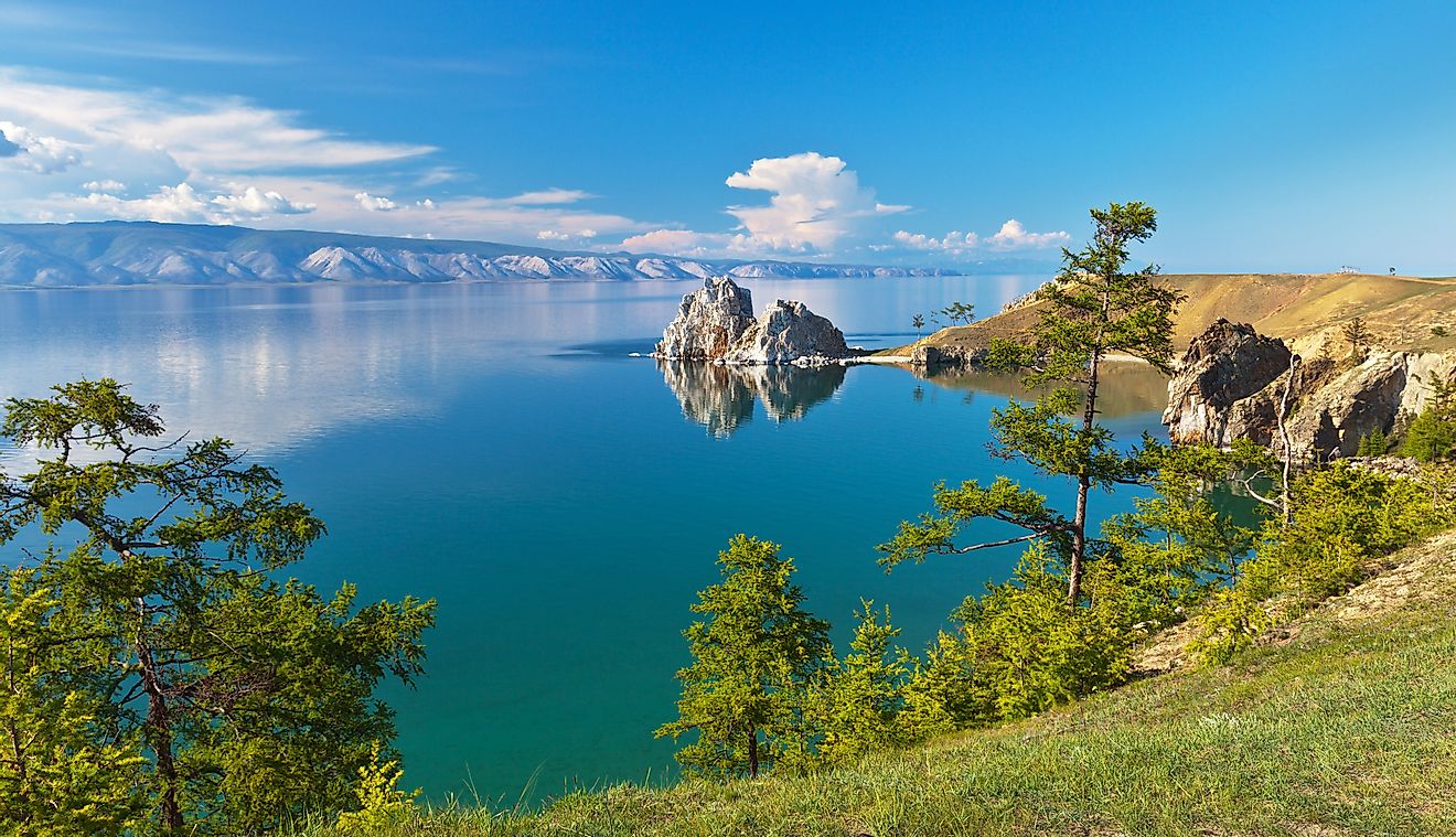 Lake Baikal in Russia is the deepest lake in the world. Image credit: Katvic/Shutterstock