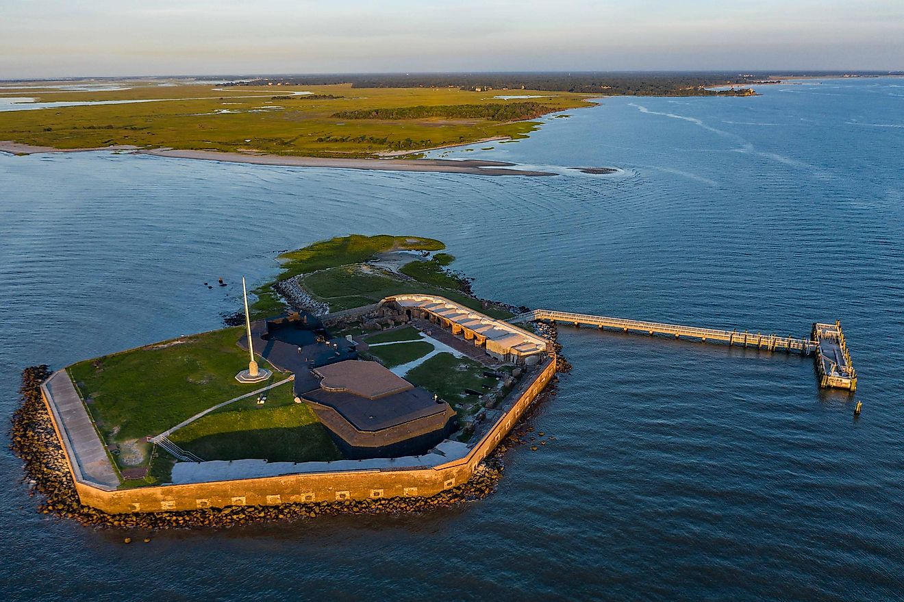 Fort Sumter is most famous as the location of the beginning of the American Civil War.
