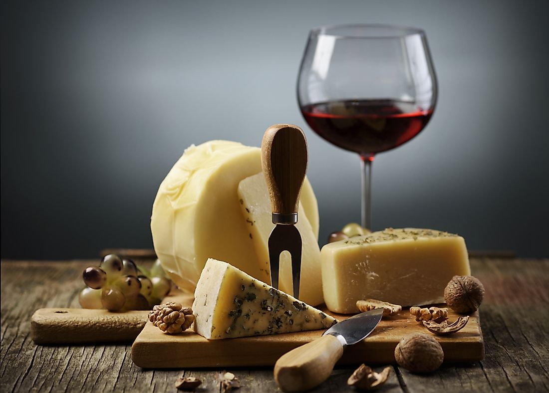 Cheese and wine are the foundation of French cuisine. 