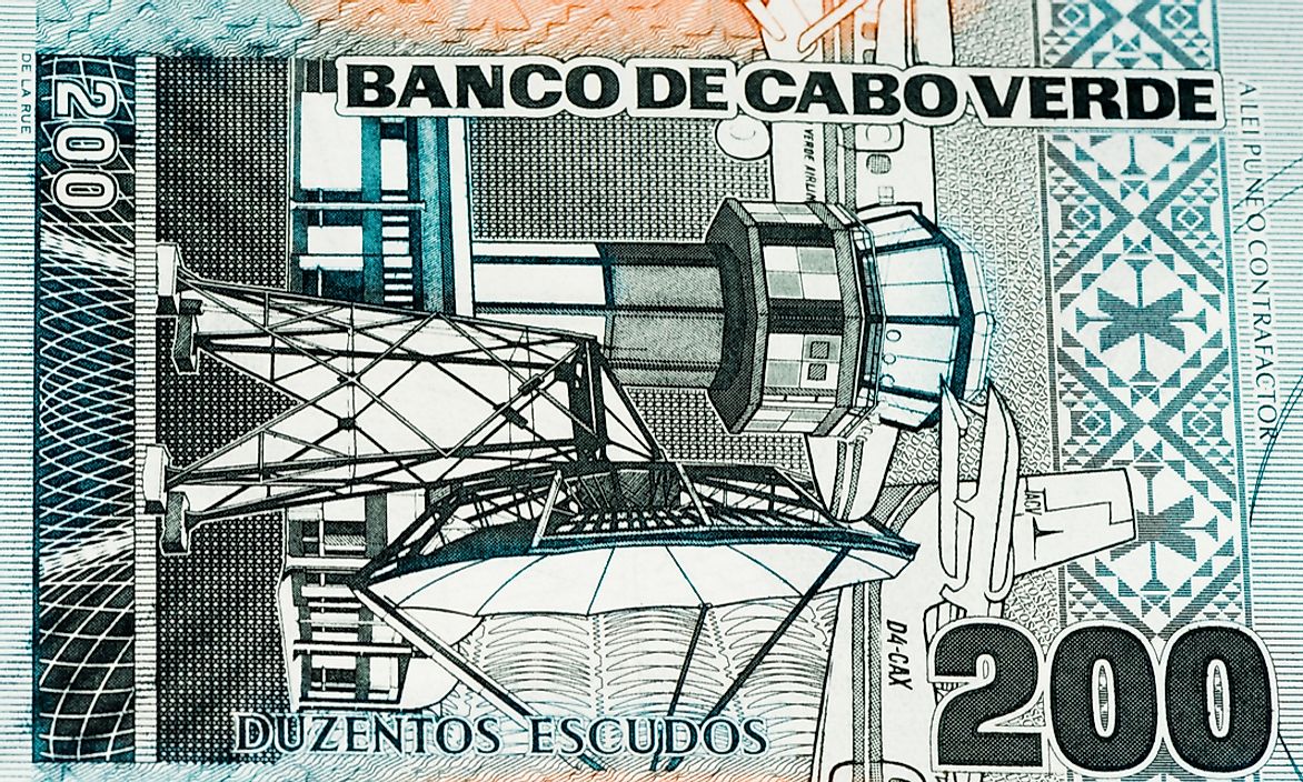 A banknote from Cape Verde. 