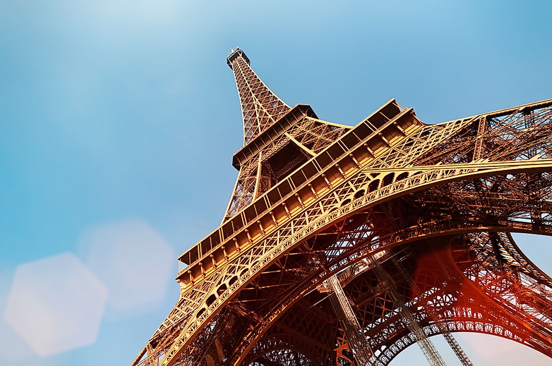 Cast iron and steel were the primary construction materials used to built the Eiffel Tower.