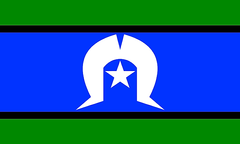 The flag of the Torres Strait Islanders.
