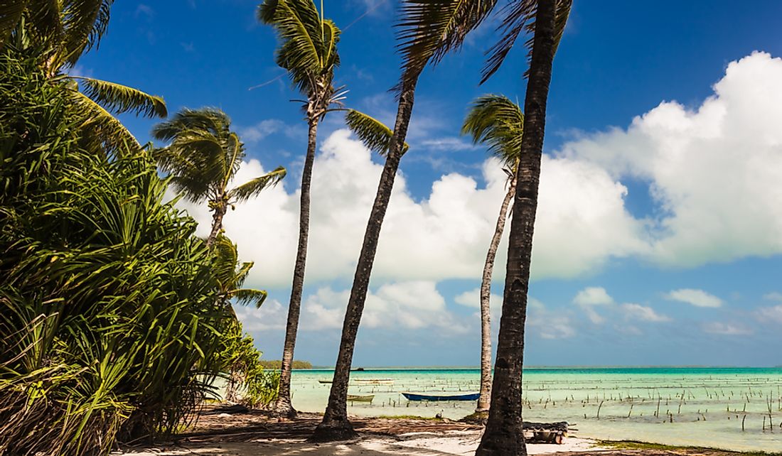 Coconuts and fishing are some of Kiribati's most important natural resources.