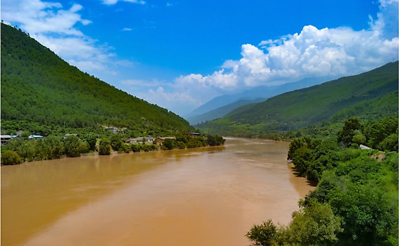 Yellow River in China.