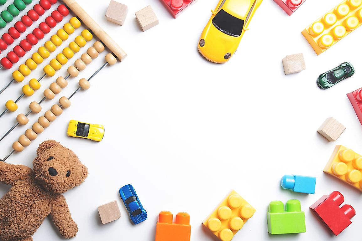 The amount spent on toys can very much vary on the cultural aspects of certain countries.