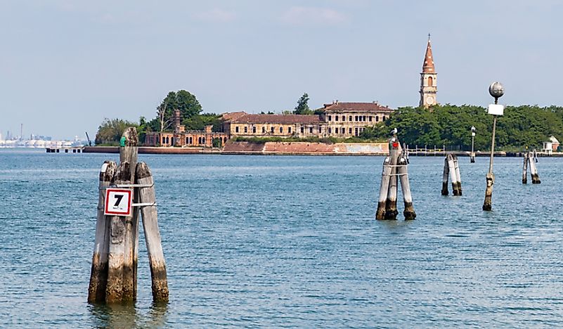 The mysterious, supposedly "haunted", Italian island of Poveglia.