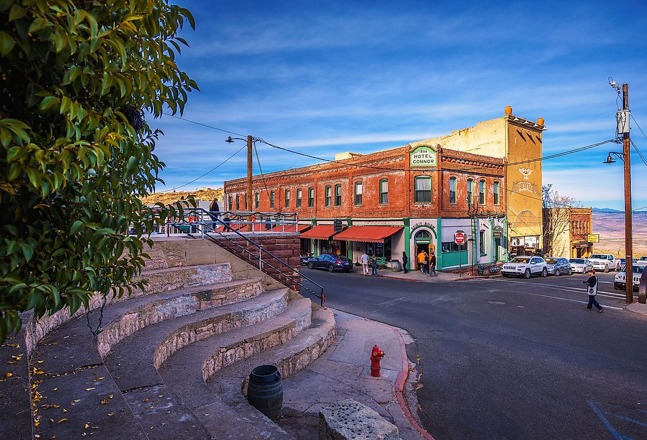 Historic Connor Hotel on the Main Street of Jerome, Arizona. Image credit Nick Fox via Shutterstock