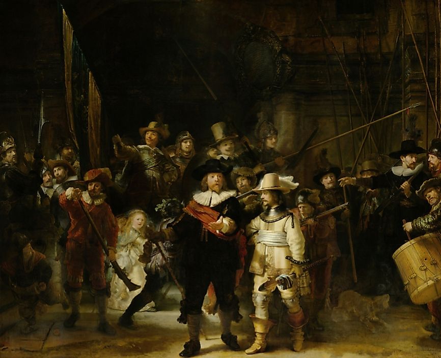 Rembrandt's The Night Watch. 