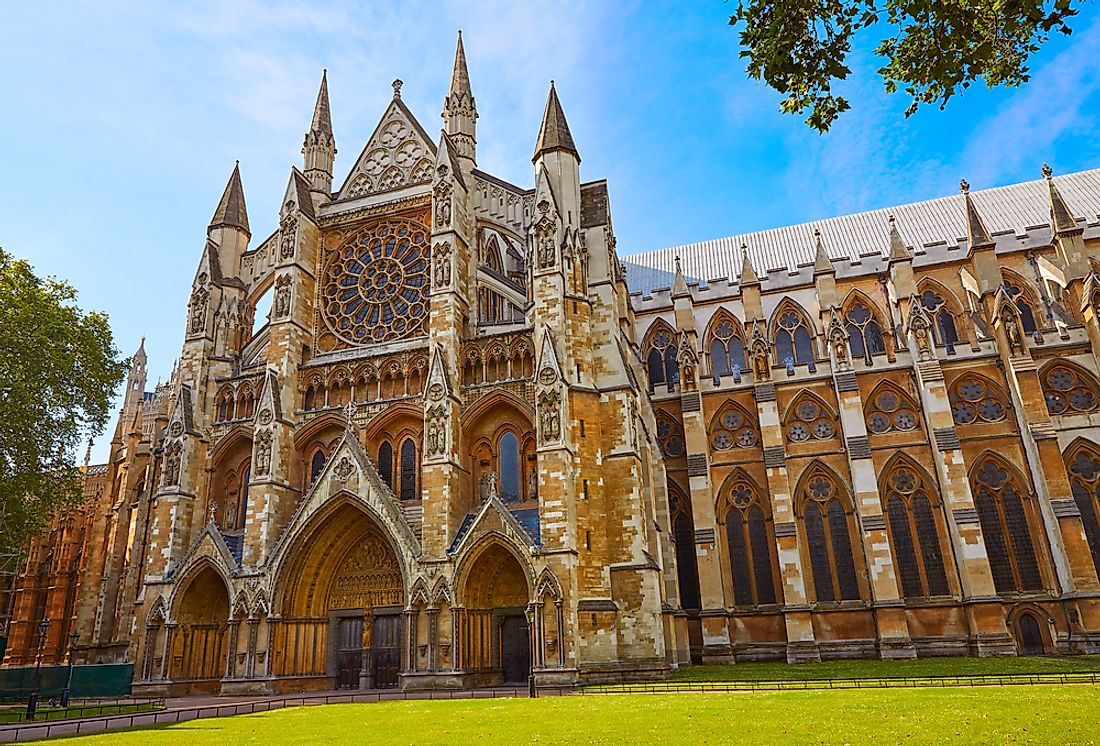 Westminster Abbey is a popular tourist attraction in London. 