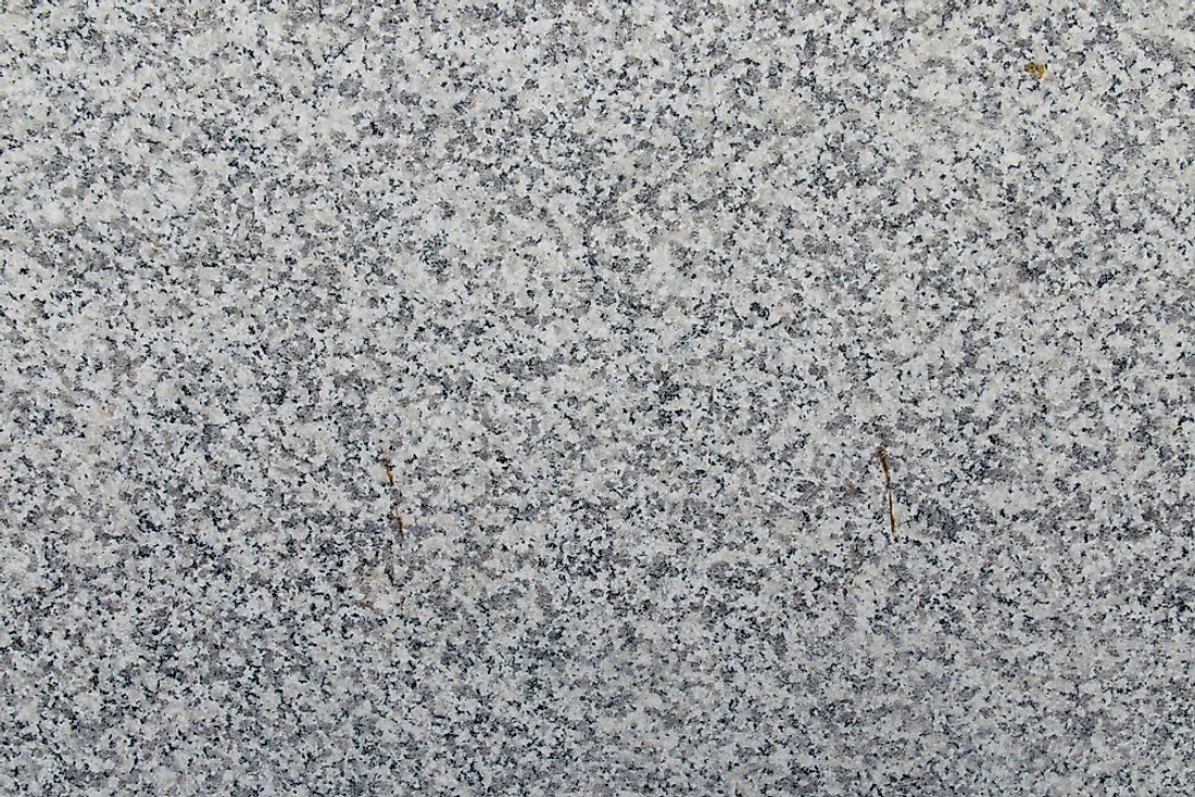 Granite has been used in a variety of applications for millenia. Polished granite (pictured) is commonly used for countertops, floors, and other interior surfaces.