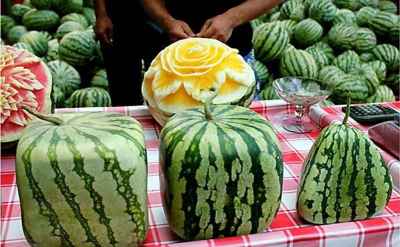 Cubic, square, triangular watermelons
