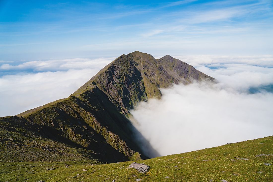 Carrauntoohil, Ireland's tallest mountain.