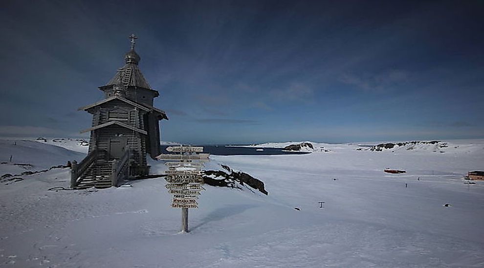 Trinity Church in Antarctica.