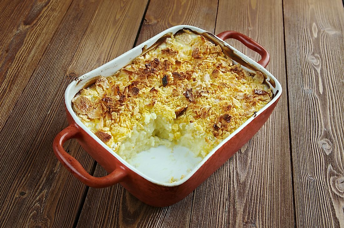 Funeral Potatoes got their odd name from their frequent appearance as a side dish at funeral meals. 