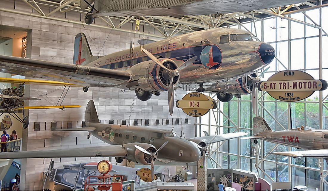Smithsonian National Air and Space Museum in Washington, DC. Editorial credit: Evdoha_spb / Shutterstock.com