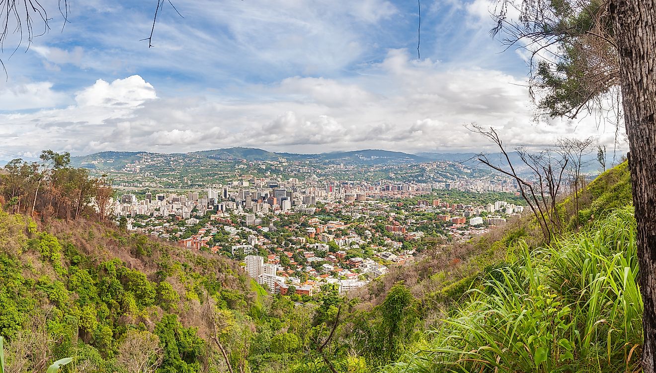 Panoramic view of Caracas from Waraira Repano National Park. Image credit: Paolo Costa/Shutterstock.com